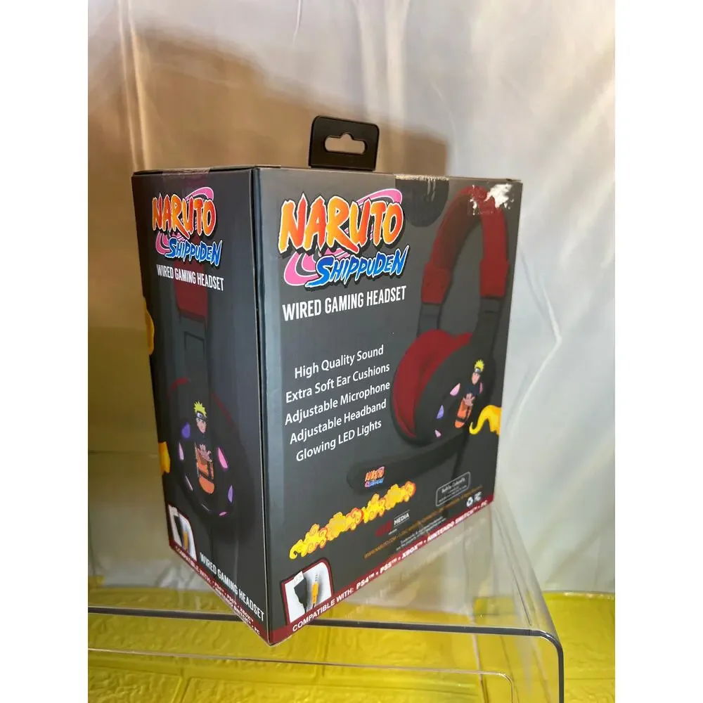 NEW Naruto Shippuden Wired Gaming Headset Multi-Platform Compatible